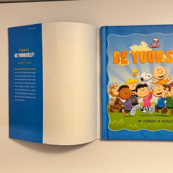 Peanuts Be Yourself! by Charles M. Schulz Hardcover Confidence Book - Picture 4 of 13